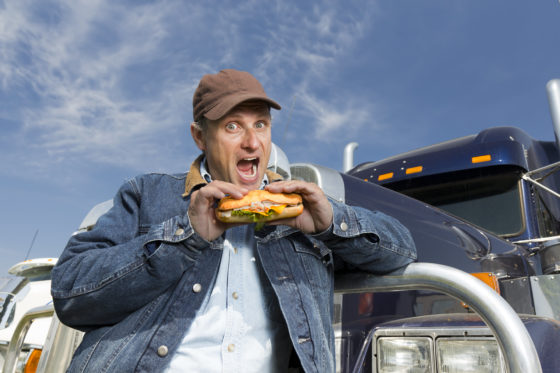 What is an ideal menu for the truck driver